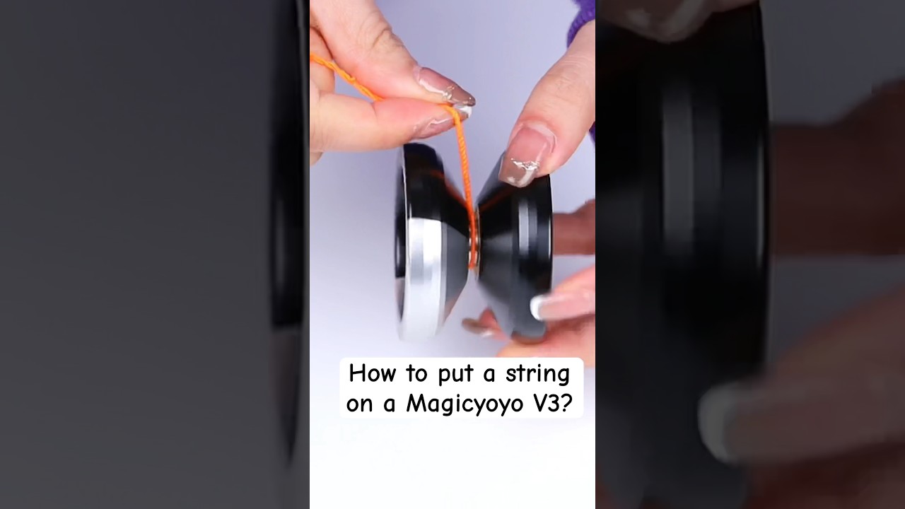 How to put a string on a Magicyoyo V3?😎#yoyo #video #howto #strings #magicyoyo #shorts #tricks #fyp