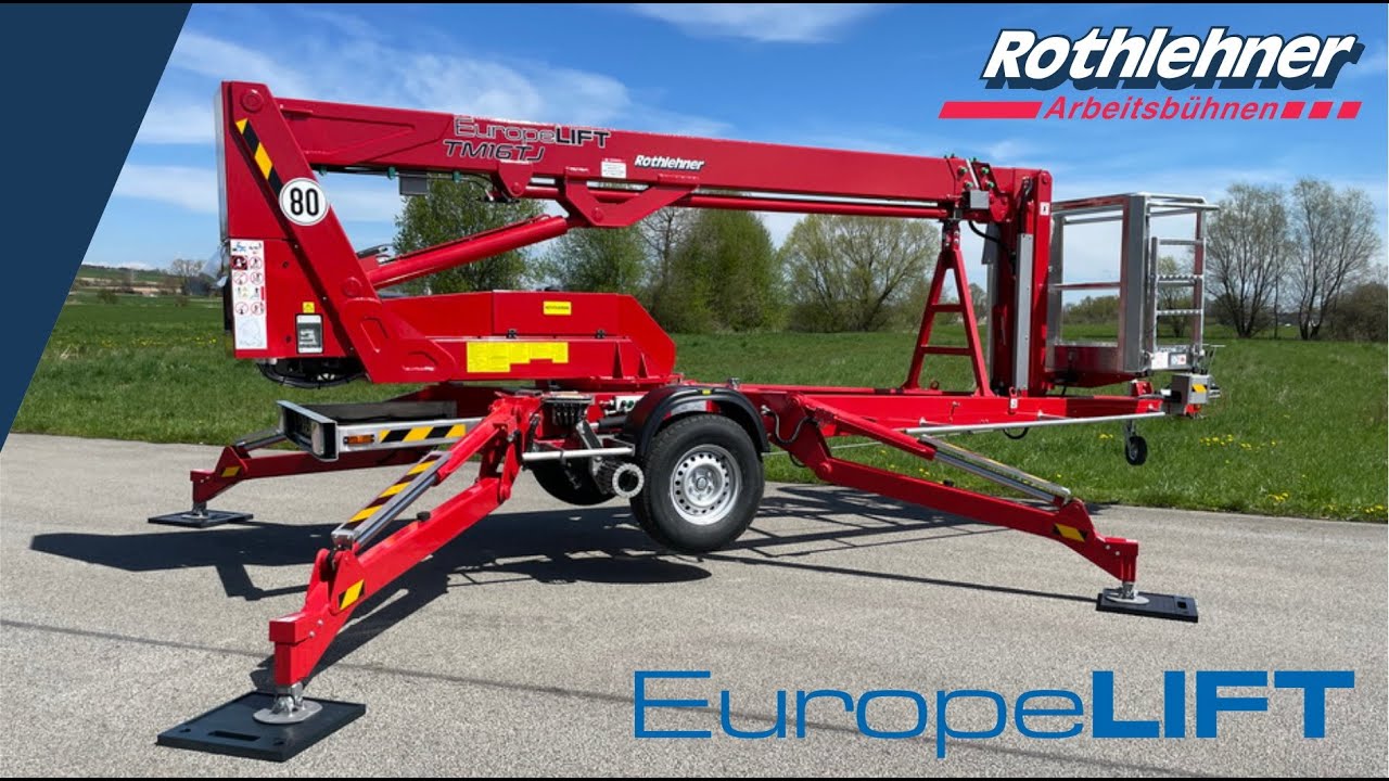 Europelift TM16TJ  Anhänger-Arbeitsbühne