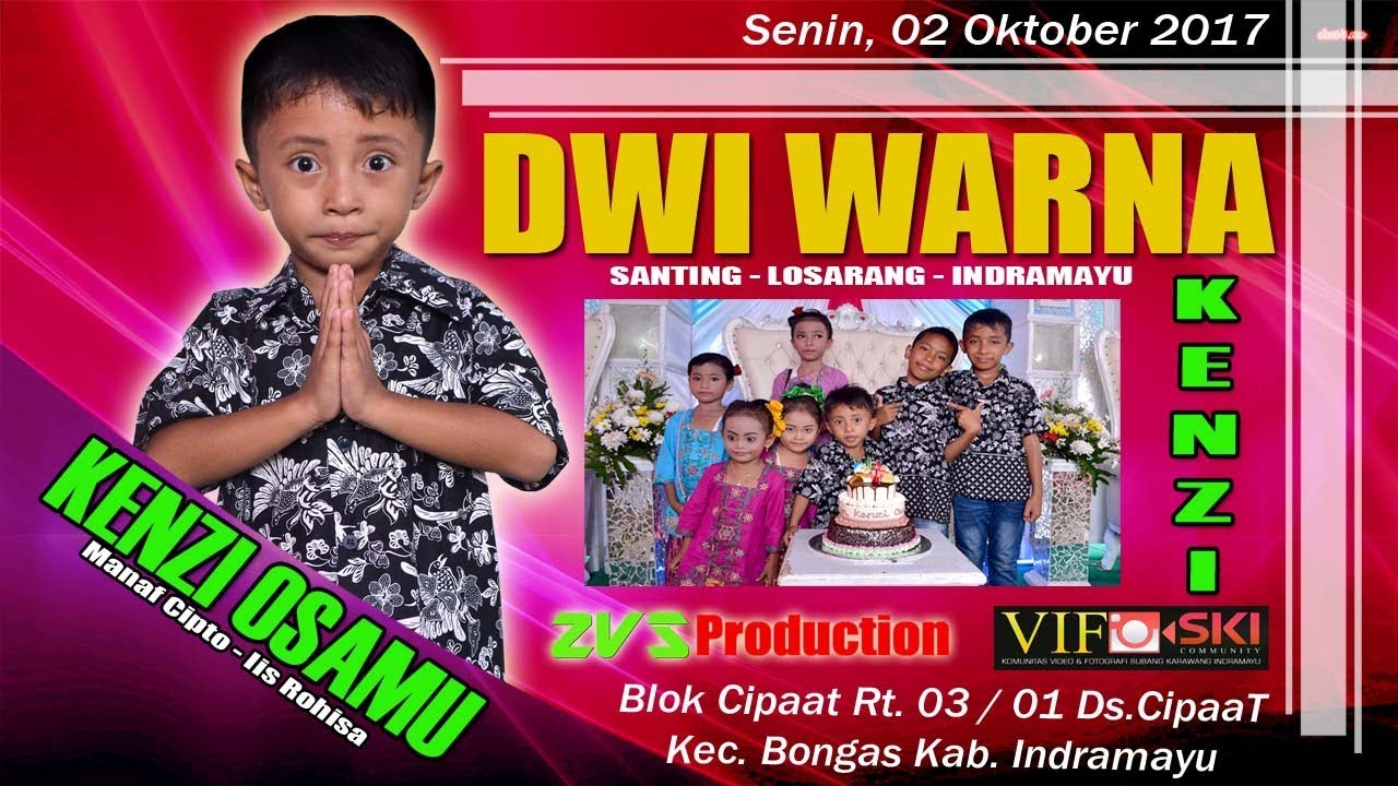 LIVE STREAMING DWI WARNA | DS. CIPAAT KEC. BONGAS | SENIN 02 OKTOBER 2017 | SEASON SIANG