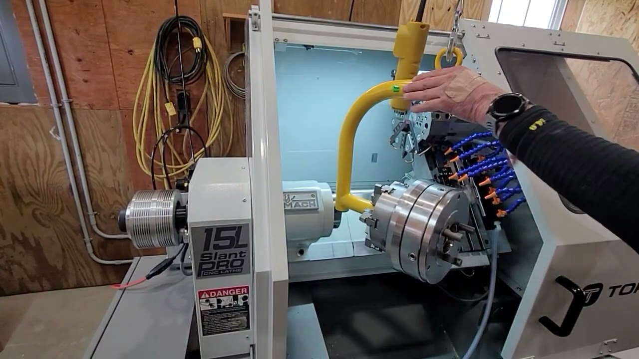 Mounting the True Bore Alignment system and Bison 6 jaw chuck in my Tormach 15L Slant Pro.