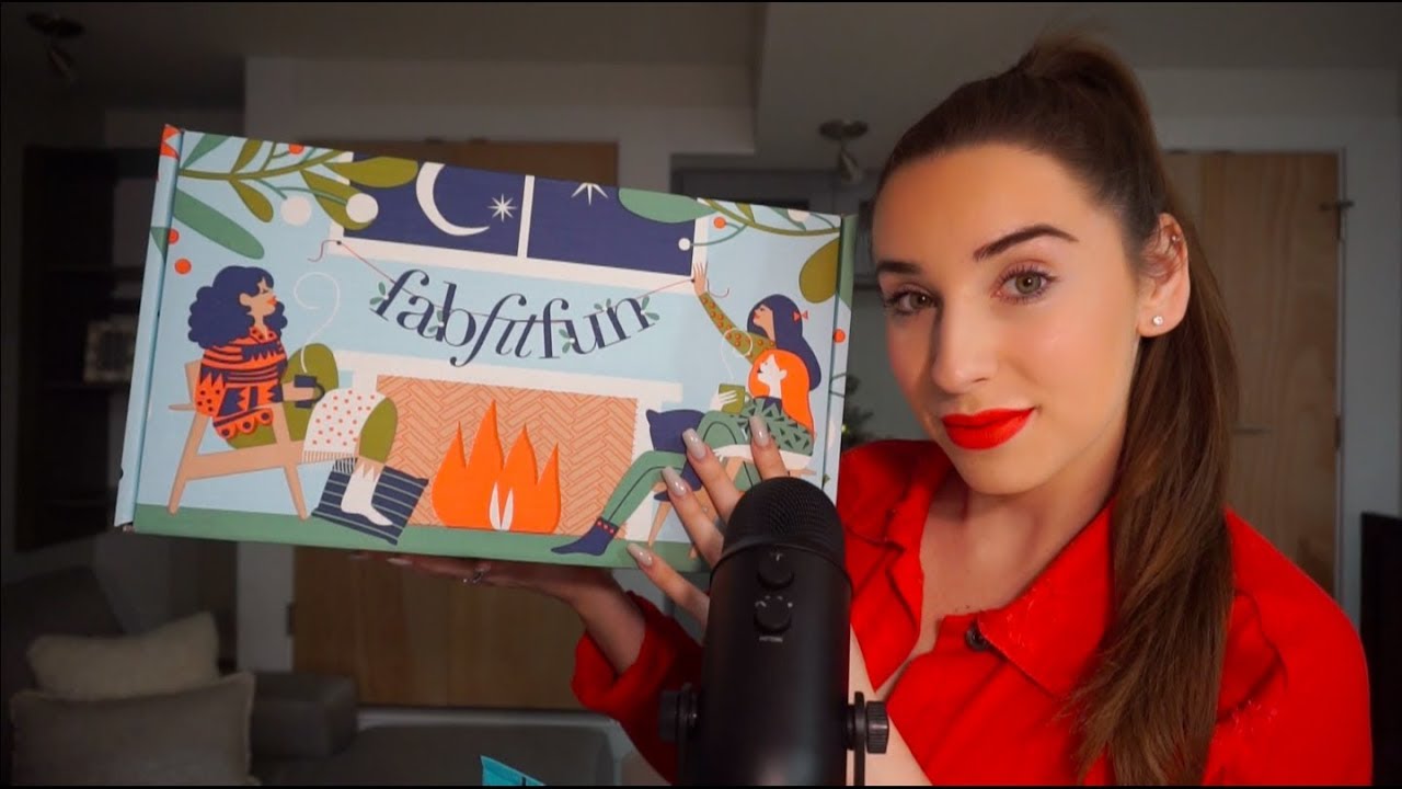 ASMR FabFitFun Winter Unboxing | Whispering & Tapping