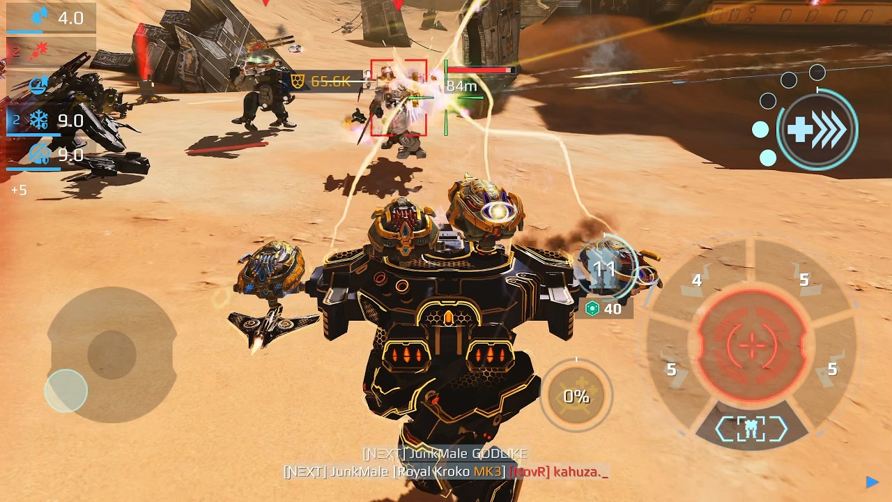 Liodari UE Lancelot is a ragebait bot | War Robots gameplay