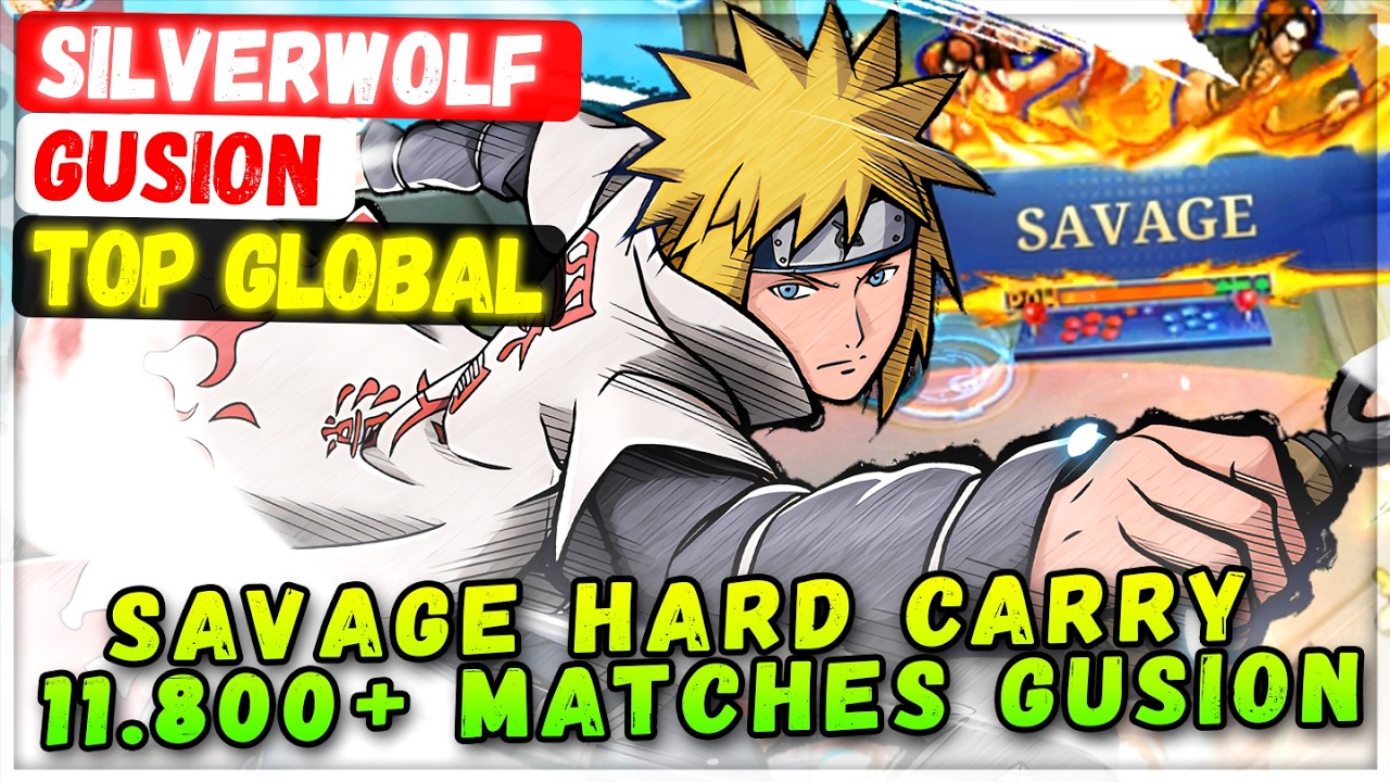 SAVAGE! Hard Carry 11.800+ Matches Gusion [ Top Global Gusion ] SilverWolf - Mobile Legends