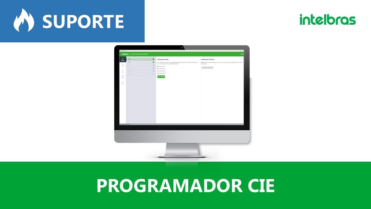 Conectando central CIE no software Programador CIE - i7502