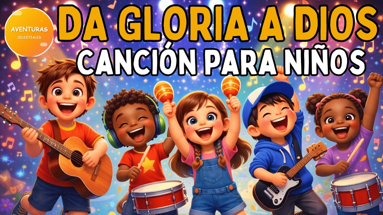 Da Gloria a Dios | CANCIÓN Infantil Cristiana | Música para NIÑOS