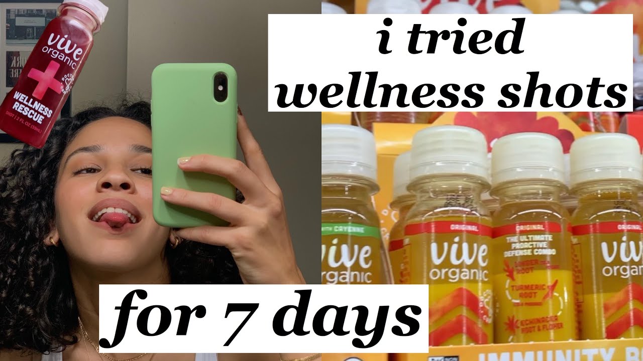 I Tried Vive Organic Wellness & Immunity Shots For One Week // wellness week #1