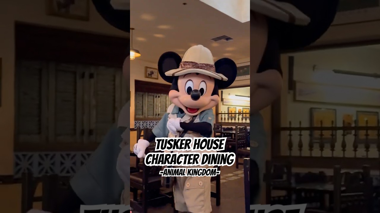 Dinner, Characters & Dessert at Tusker House!