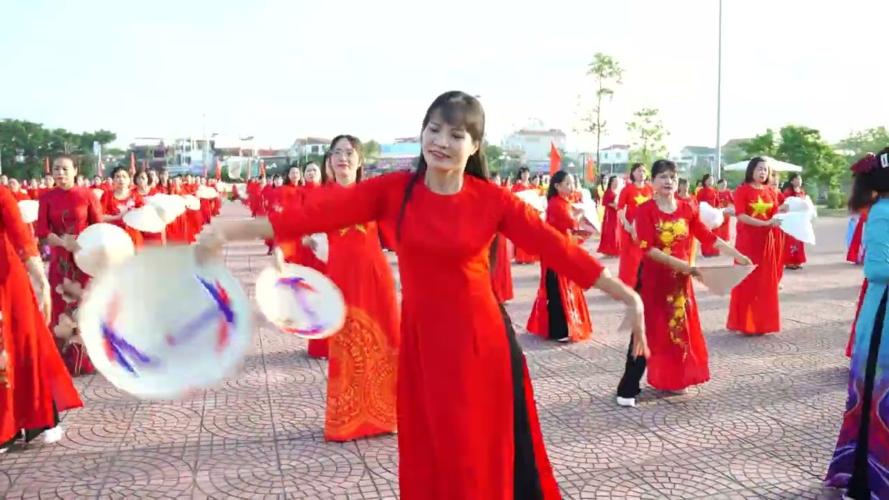 Đồng diễn dân vũ thể thao huyện Kim Thành tỉnh Hải Dương năm 2024