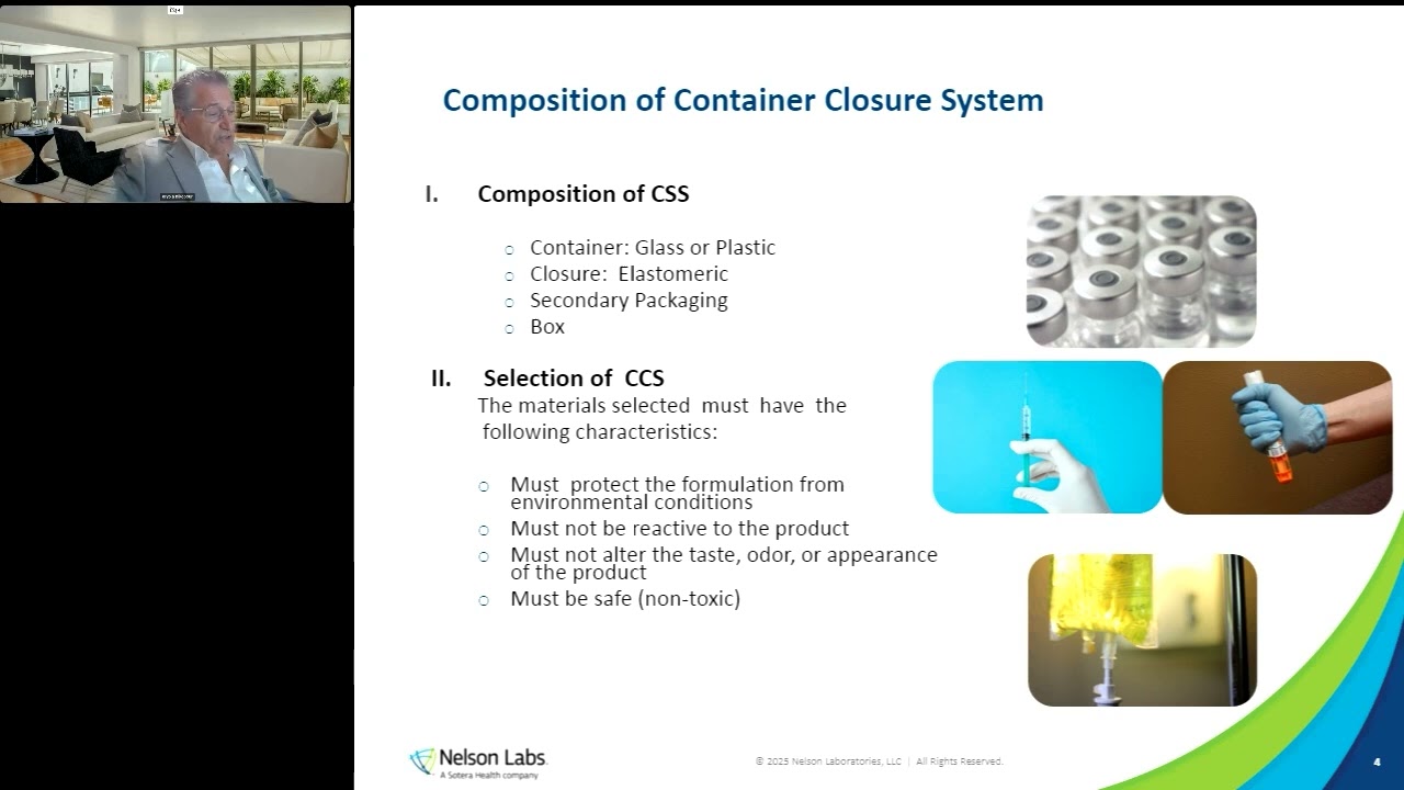 Qualification of Primary Container/Closures for Parenteral and Ophthalmic Drug Products