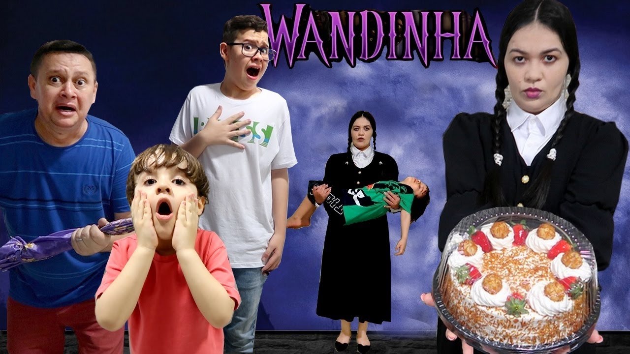 WANDINHA NA RUA LEVOU O GABRIELZINHO E FIZEMOS ANIVERSÁRIO SURPRESA, ALGO ACONTECEU !!