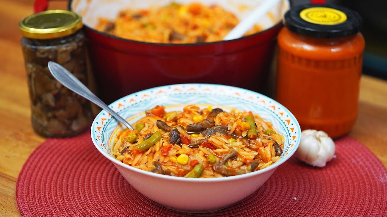 Паста Орзо с Грибами и Томатным Соусом - Вкусный и Легкий Рецепт! - Босс Пол Константин