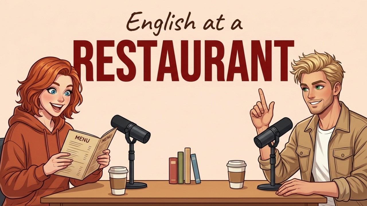 Order Food Like a PRO! | Restaurant English Challenge | Easy Podcast for Beginners.