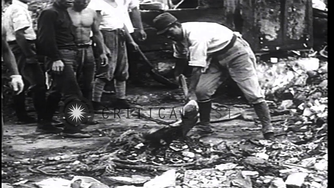 US and Japanese collaborate to rebuild Japan during American Military Occupation,...HD Stock Footage
