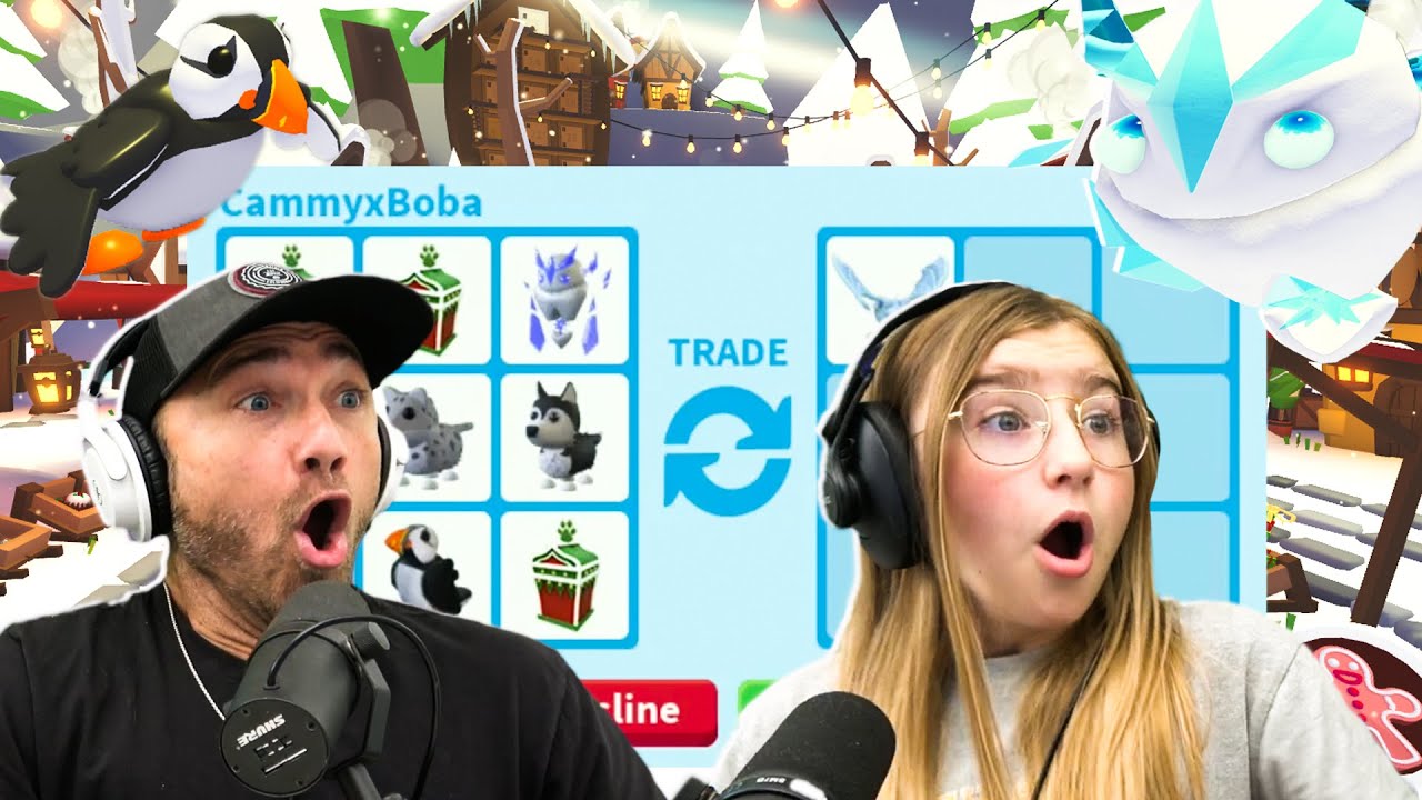We Trade Only New WINTER UPDATE Pets! You Won't Believe What We Get! Roblox Adopt Me