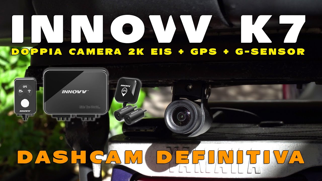 INNOVV K7 – La Dashcam DEFINITIVA per Moto! 🔥 Dual 2K, GPS e Stabilizzazione da PAURA!