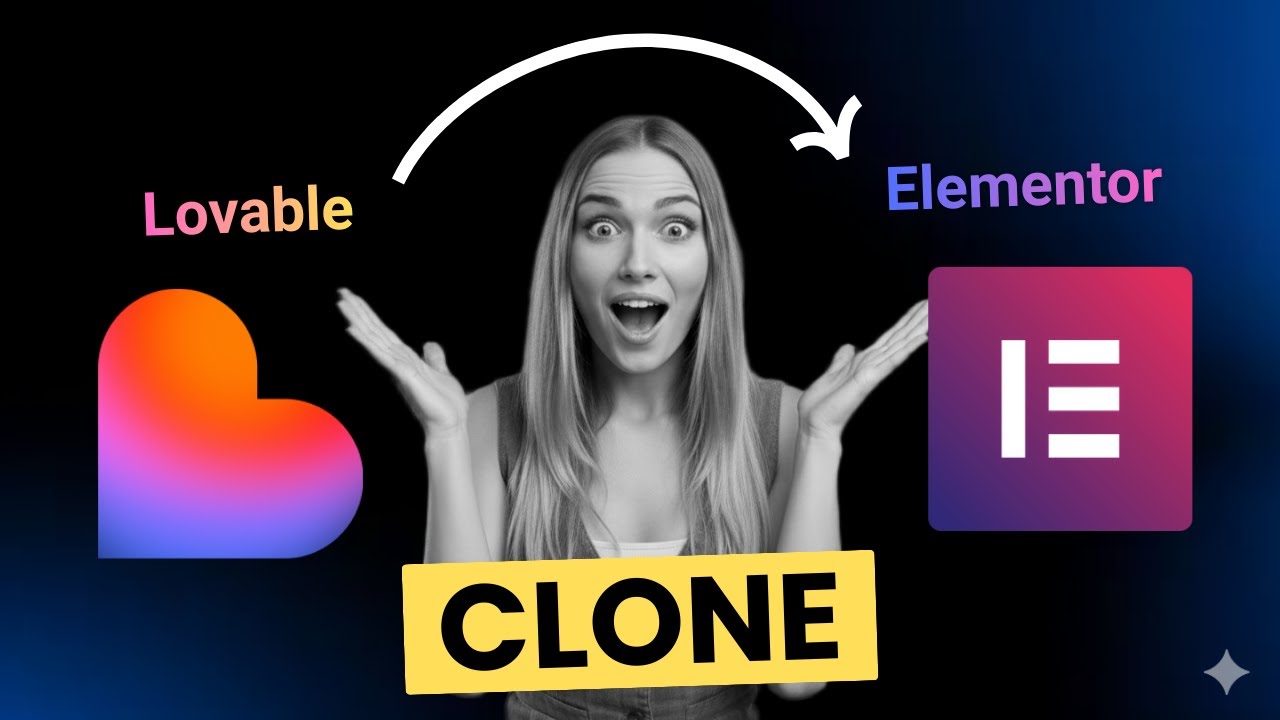 ONE-Click Convert Lovable Website to Elementor | Clone2Elementor Tutorial
