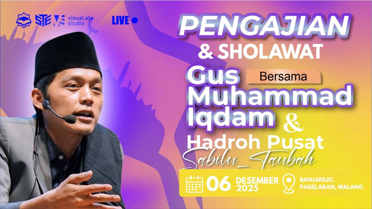 [LIVE] PENGAJIAN UMUM GUS H.M. IQDAM DAN HADROH PUSAT DI BANJAREJO PAGELARAN MLG (06 DESEMBER 2025)