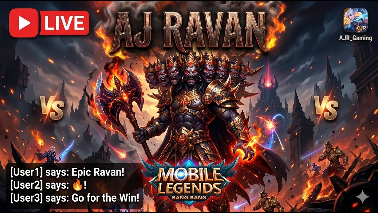 Live streaming of AJ RAVAN