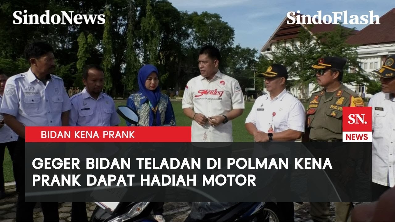 Bidan Viral Dapat 3 Motor Sekaligus Usai Kena Prank, Apresiasi Pj Bupati Polman | Sindo Flash