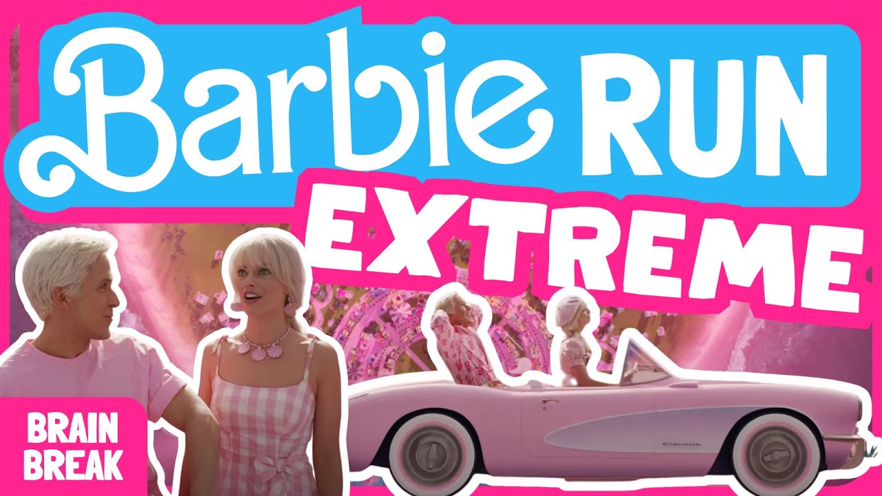 BARBIE Run EXTREME | Brain Break | Barbie Game | kids Fitness | Freeze Dance