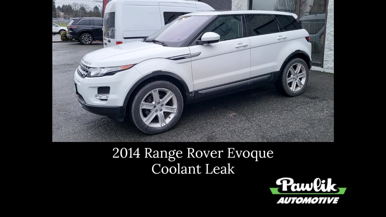 Утечка охлаждающей жидкости в Range Rover Evoque 2014 года