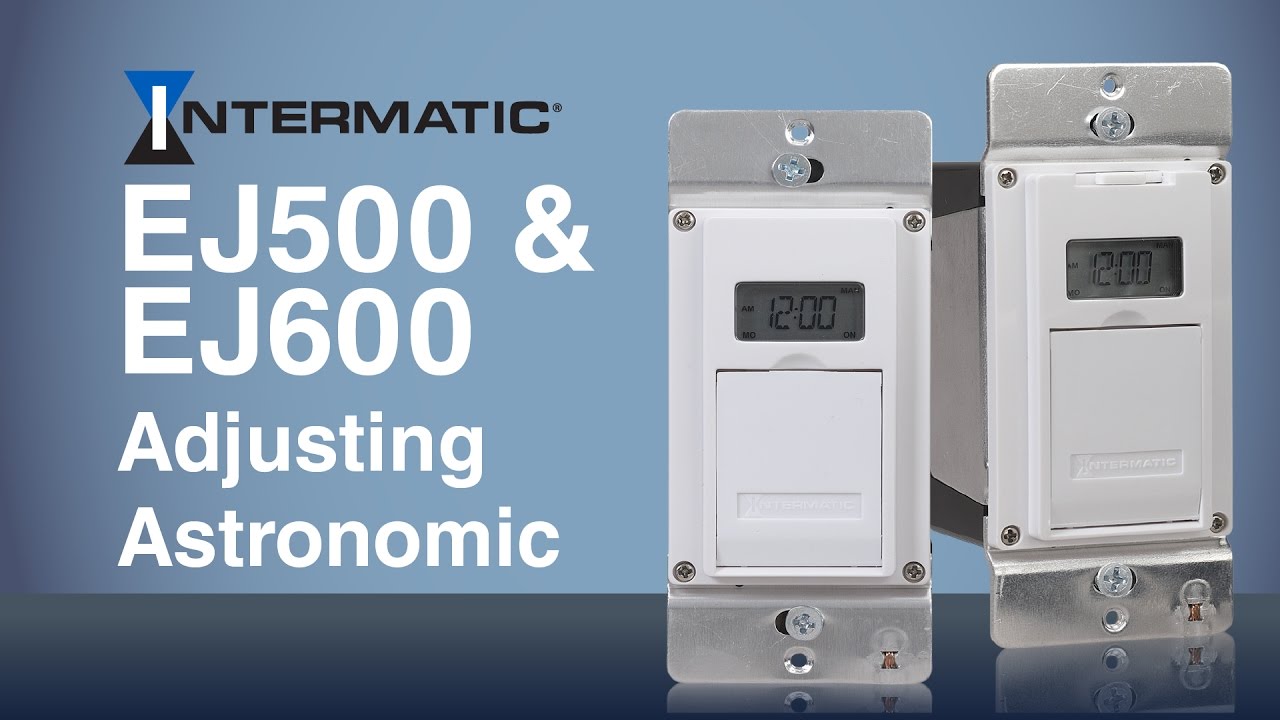 Adjusting the Astronomic Feature for EJ500/EJ600 Programmable Timers