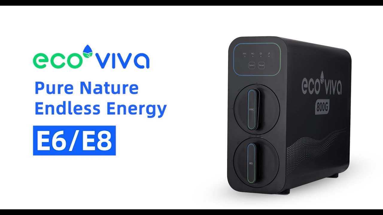 Ecoviva EWP-E6 & EWP-E8 Under-Sink RO System Installation Guide