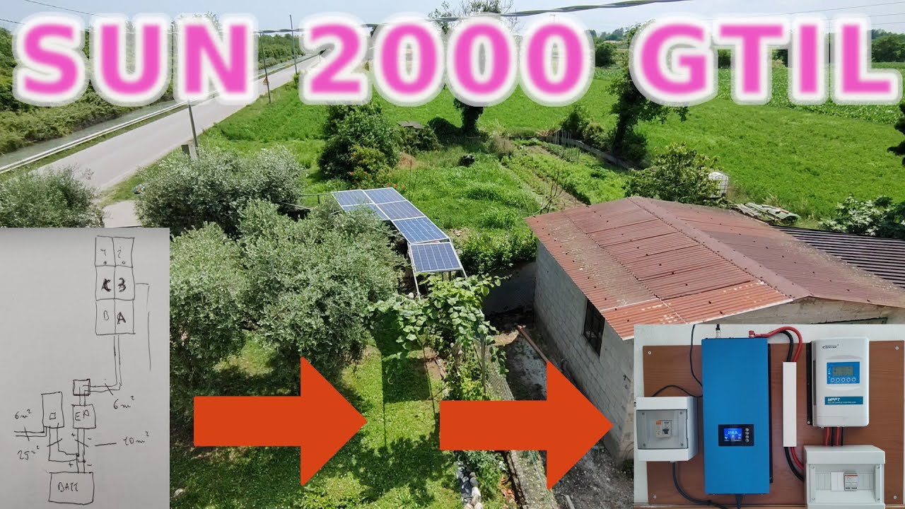 Seconda parte impianto fotovoltaico inverter SUN 2000 GTIL con limitatore ed accumulo LiFePO4 TOP!