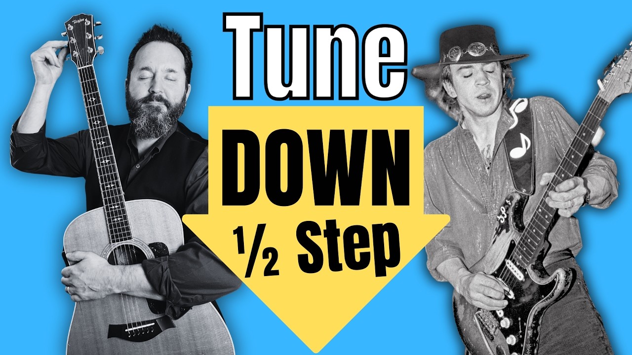 Why Tuning the Guitar Down a Half Step Feels Like a Hug for Your Mind