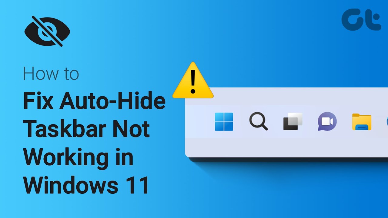 Как исправить ошибку автоматического скрытия панели задач в Windows 11 | Ошибки и неполадки панел...