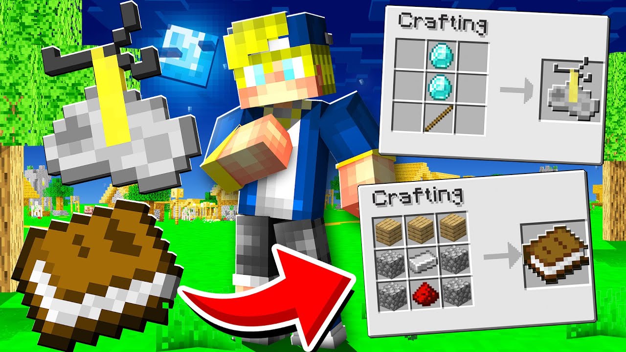 Minecraft, Mutta Craftit on RANDOMISOITU??!