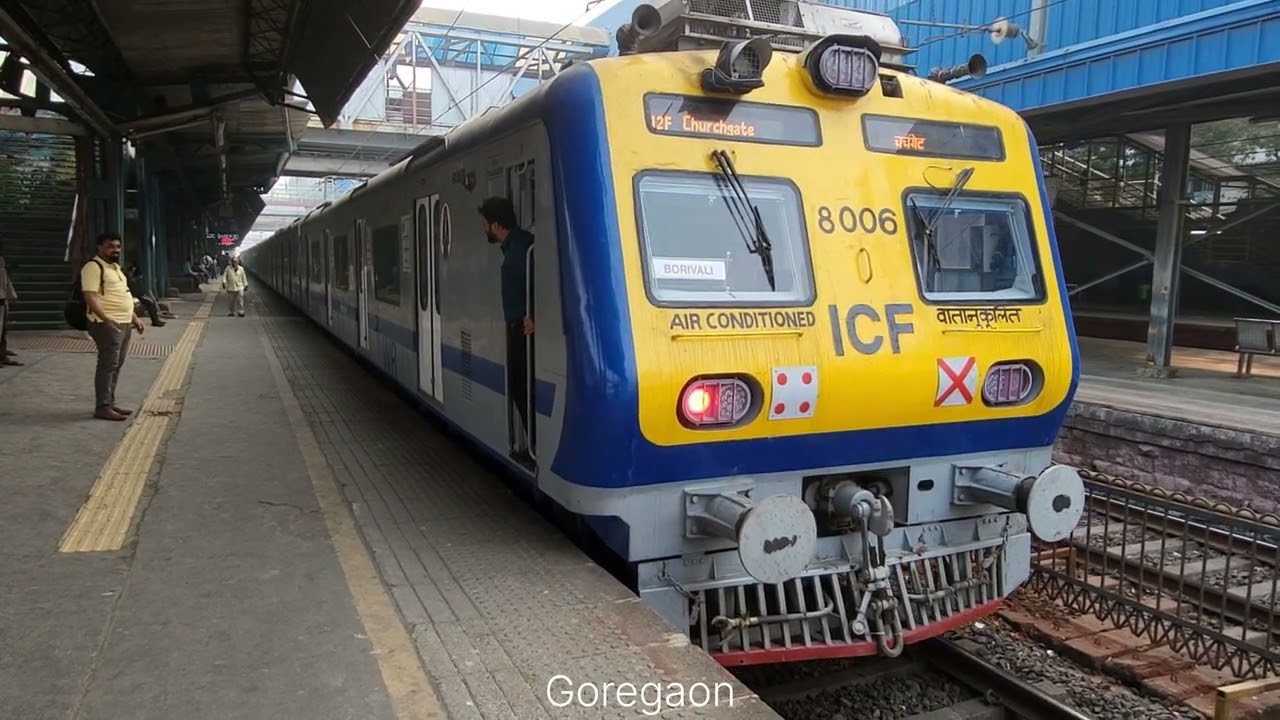 Mumbai AC Local Train: A Multi-Station Showcase