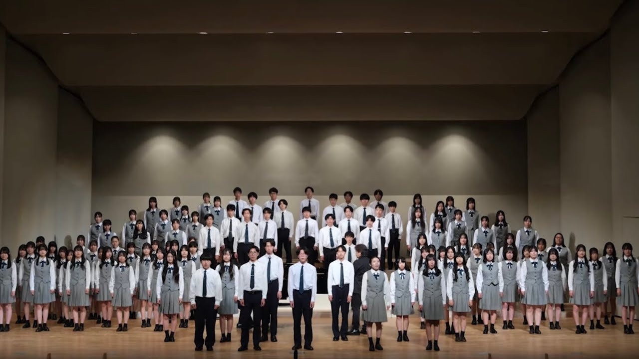 「人生は夢だらけ」椎名林檎 OJC 2025 メンバー100人の最初で最後の演奏: 岡山県高等学校合唱祭 :高梁総合文化会館  まだまだ発展途上の演奏ですが、暖かく見守っていただけると嬉しいです♪
