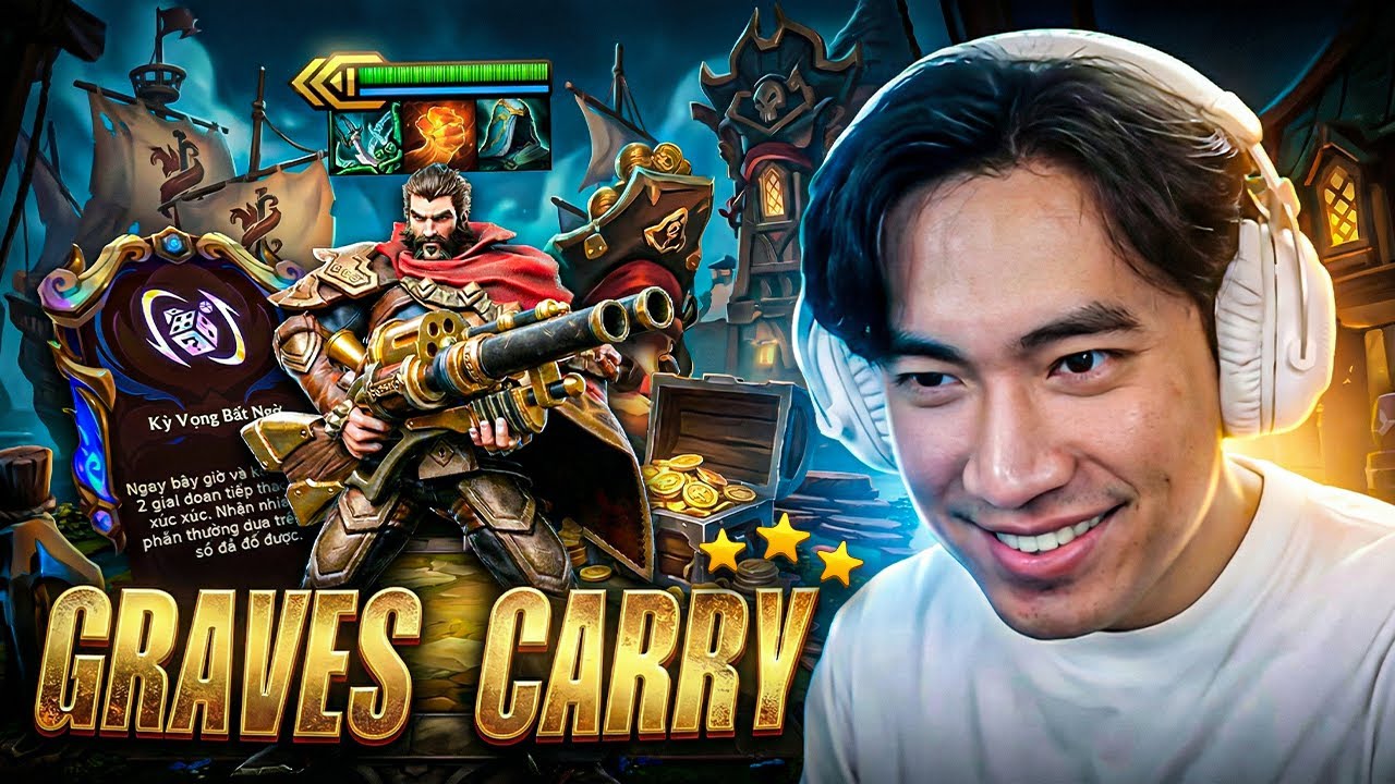 LEVI TEST BÀI GRAVES CARRY CỰC KHỎE, VÀ CƠ HỘI CÓ 10 BILGEWATER NGAY TRƯỚC MẮT...