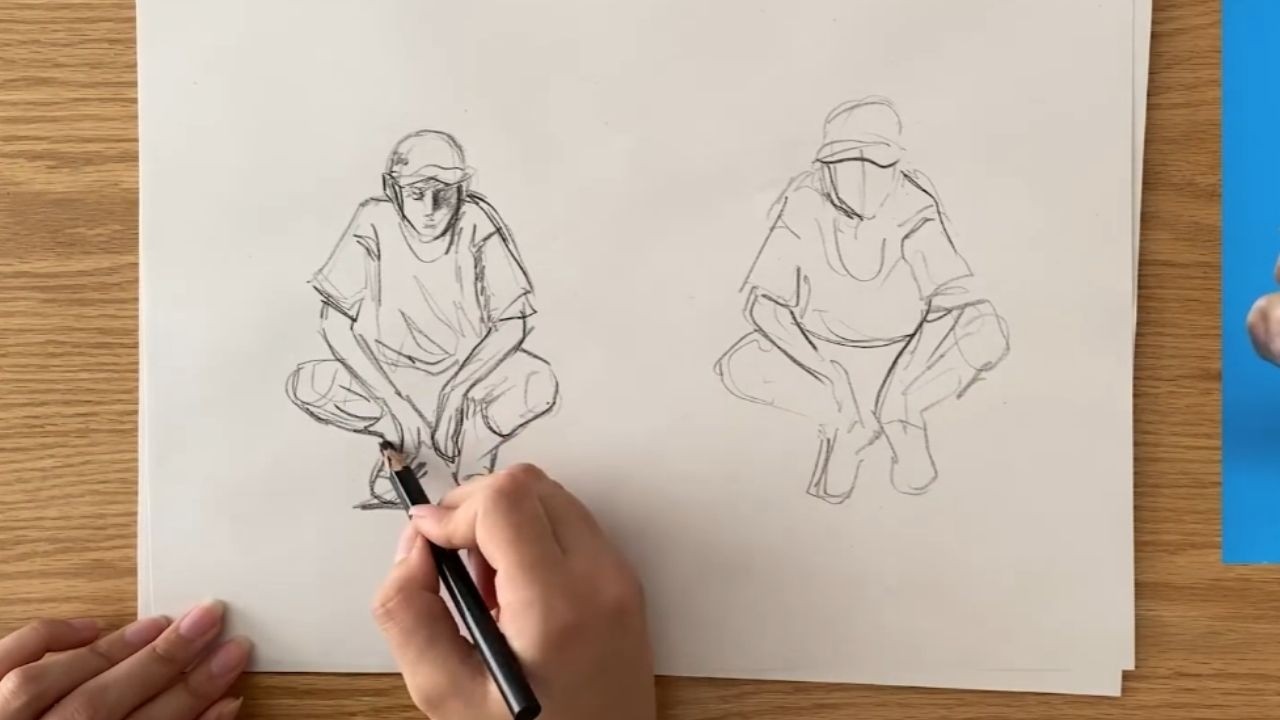ازاي نحسّن رسمنا بسرعه (سكتشات خطية و كروكي)