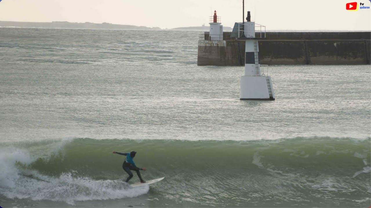 SURFING  🇲🇫  | Quiberon Surf Session Grande Plage  | TV Quiberon 24/7