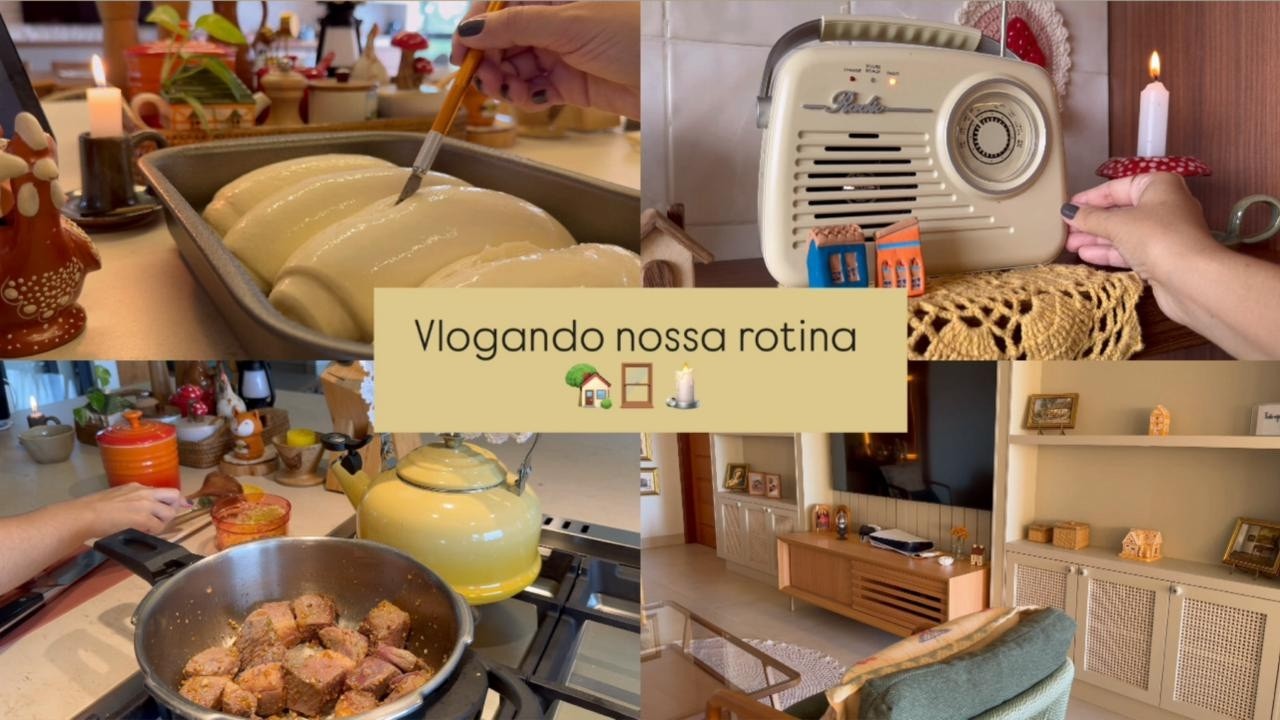Manhã tranquila com chuva | Café da manhã | Fiz uma carne de panela maravilhosa | Casa organizada 🏡🪟