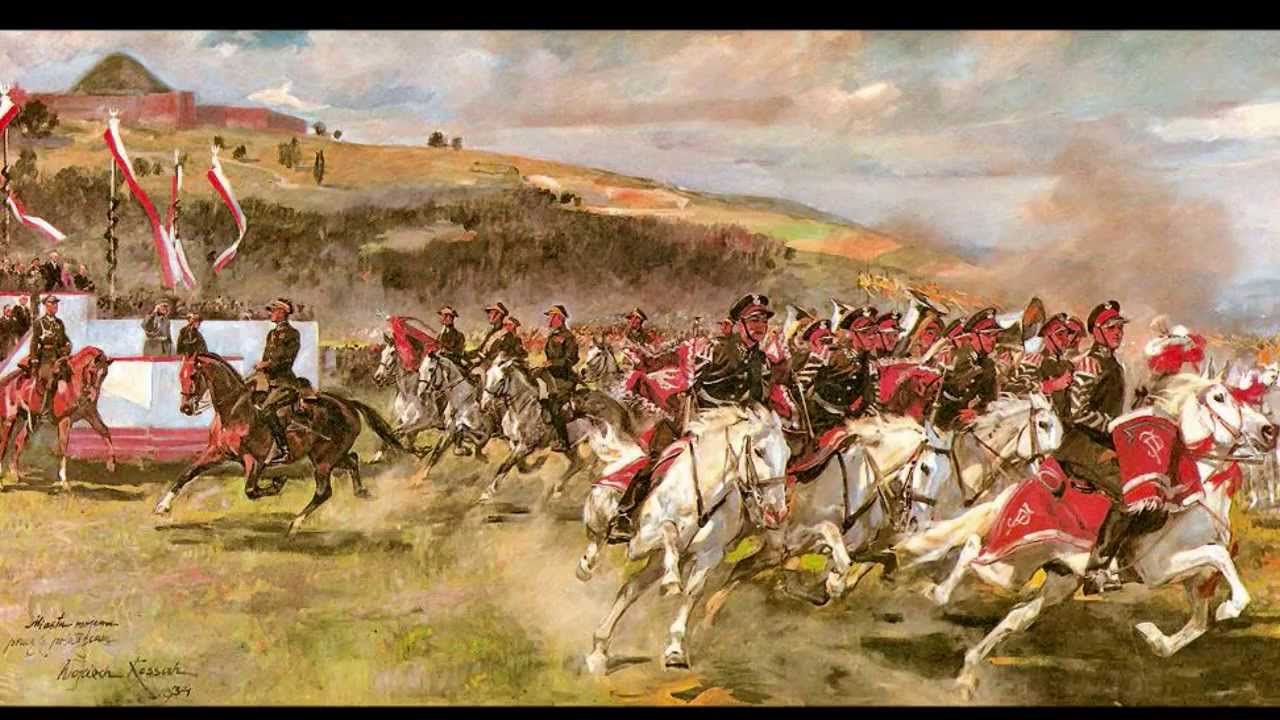 Polska kawaleria Polish cavalry Ułani w II Rzeczpospolitej  Kilar Marsz kawalerii