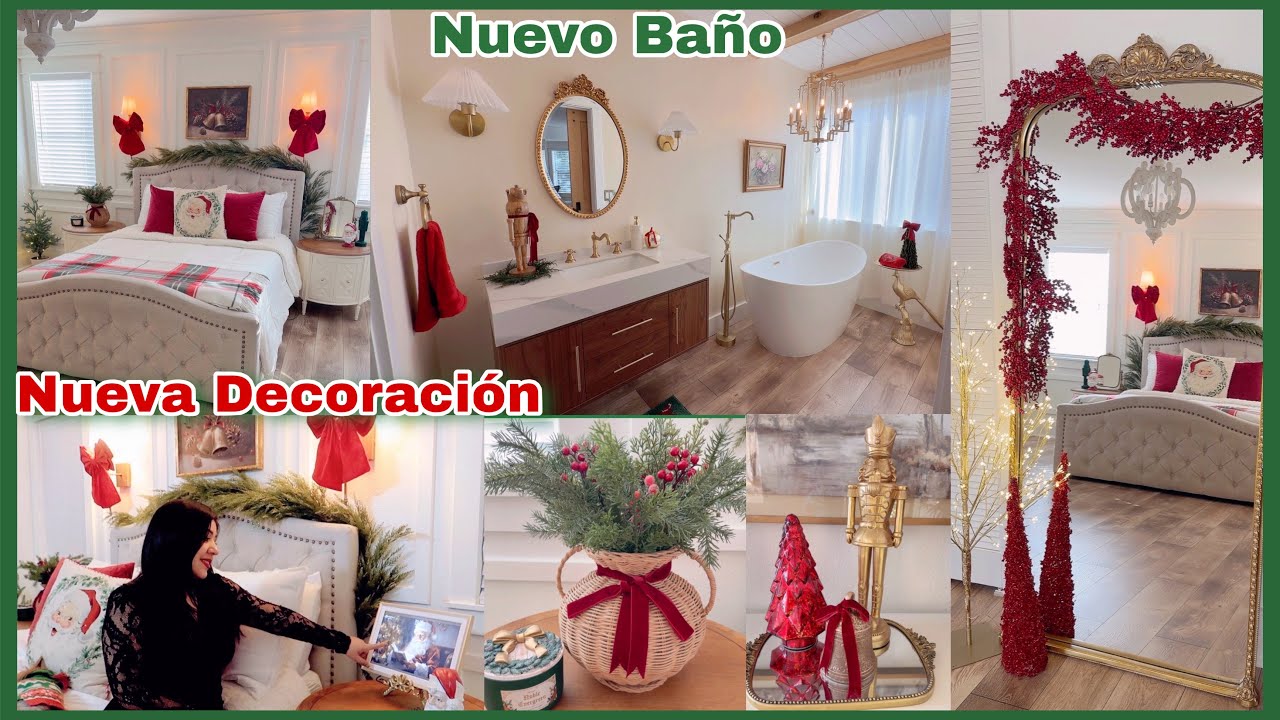 Decoración Navideña🎄Recamara Y Nuevo Baño Navidad 2025 Creando Memorias Con Arzopa 