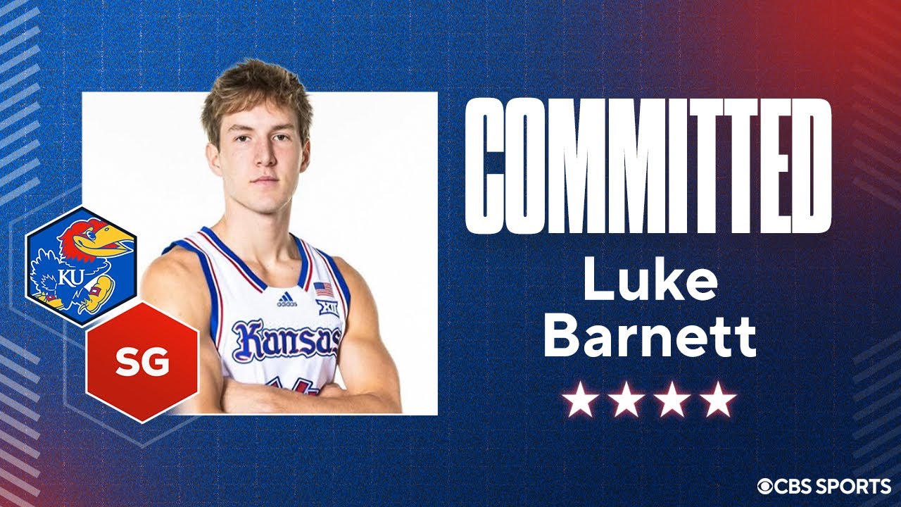 WATCH: 4-star SG Luke Barnett Commits to Kansas LIVE on CBS Sports | No. 21 Overall SG