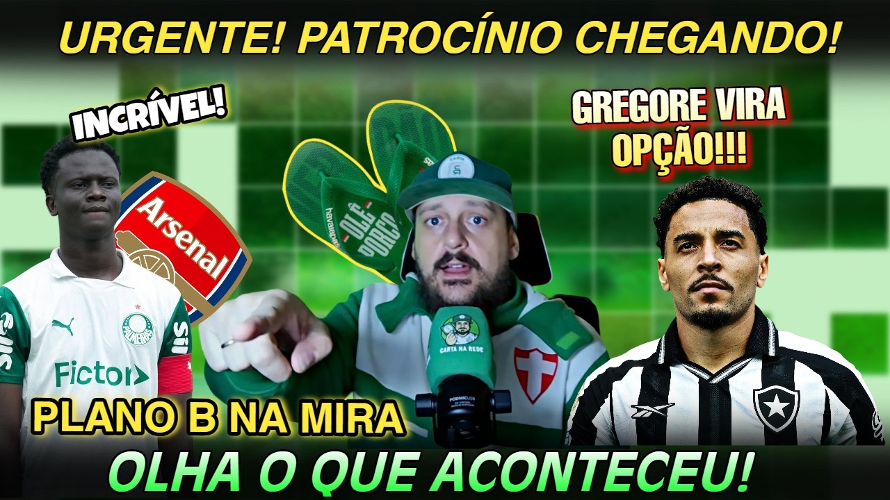 🚨MUITA ATENÇÃO ⚠️NOVO PATROCÍNIO CHEGANDO! GREGORE VIROU OPÇÃO | ARSENAL VEM FORTE | E A LEILA?