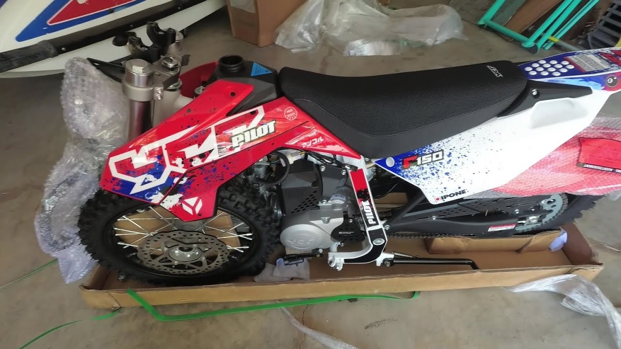 2021 YCF Pilot F150 Unboxing/Assembly/First Start (pit bike)