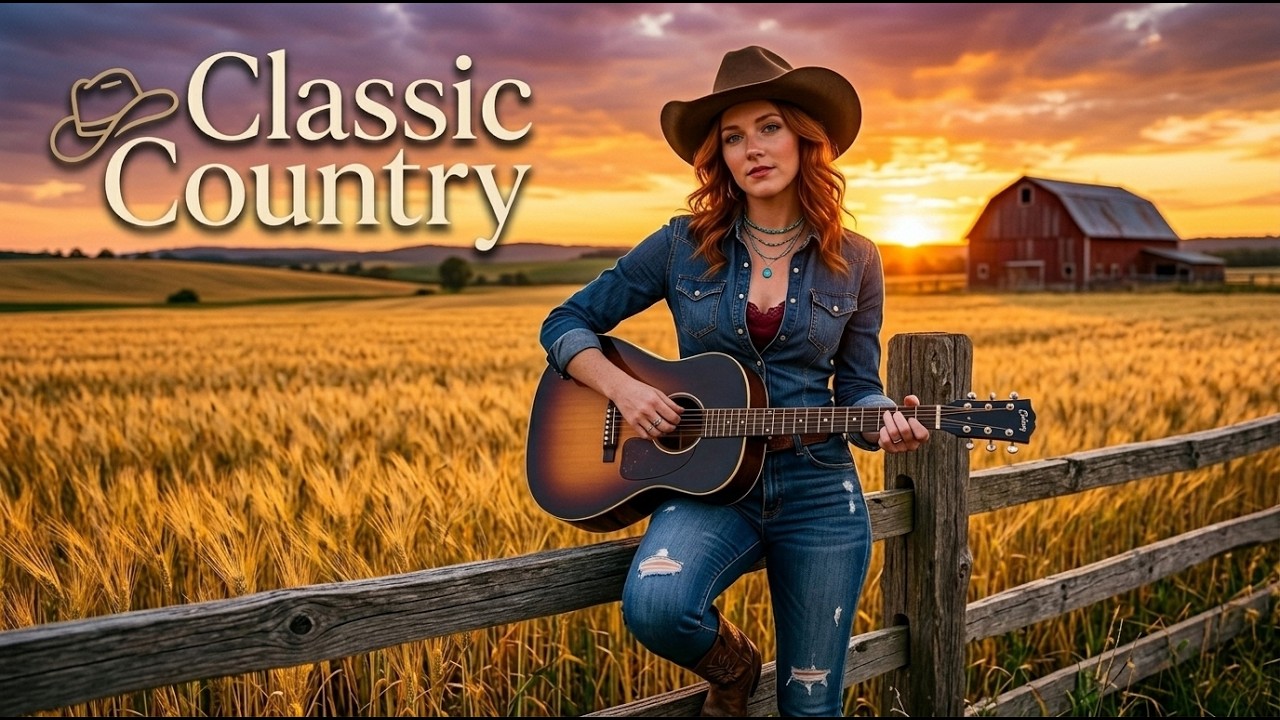 Golden Country Hits for Sunset Country Roads | Old West Country Music