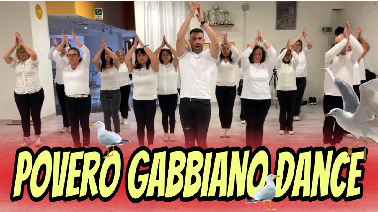 POVERO GABBIANO DANCE coreografia Joey&Rina || TUTORIAL || Balli di Gruppo 2022 Neomelodico Dance