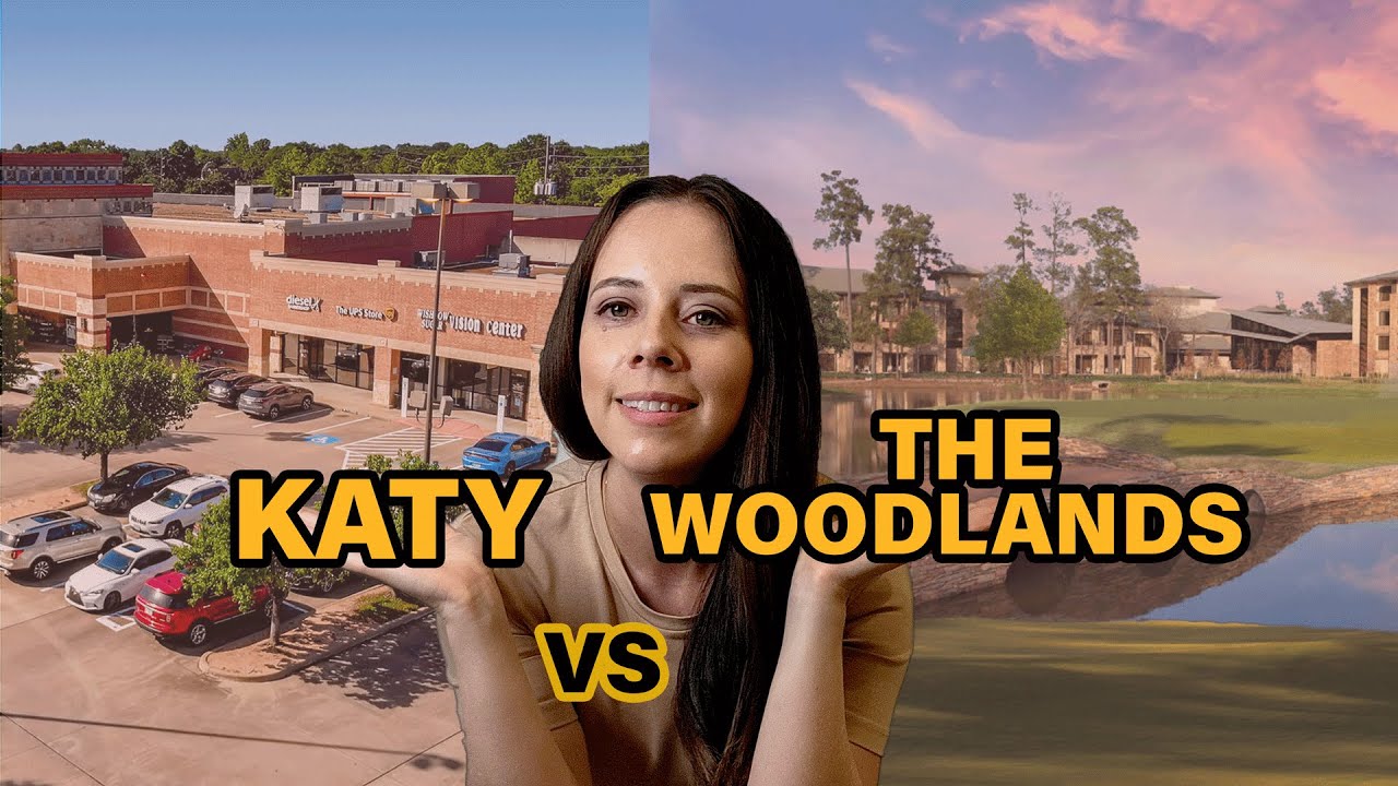 Viviendo en THE WOODLANDS vs KATY ¿Cuál es mejor?