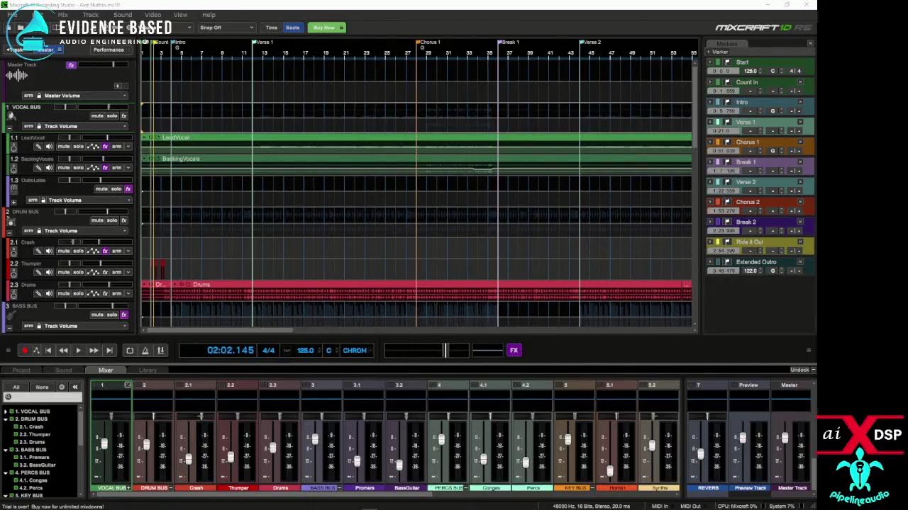 Trying Mixcraft DAW