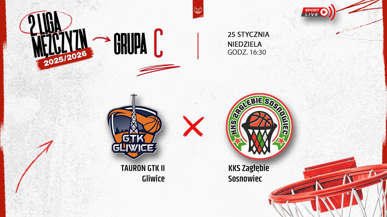 TAURON GTK II Gliwice - KKS Zagłębie Sosnowiec (2 LM)