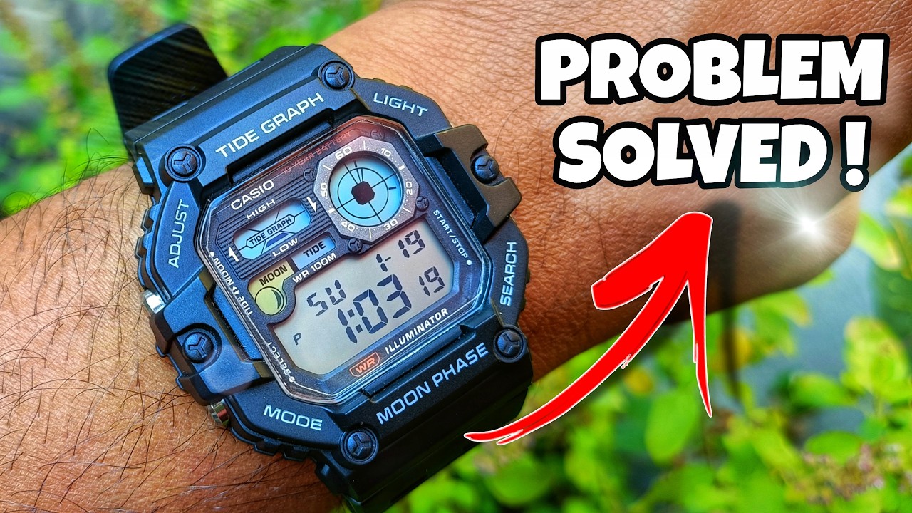 The NEW Casio WS-1700H MOON PHASE : Why This is the next ICONIC Watch after Casio ROYALE ?