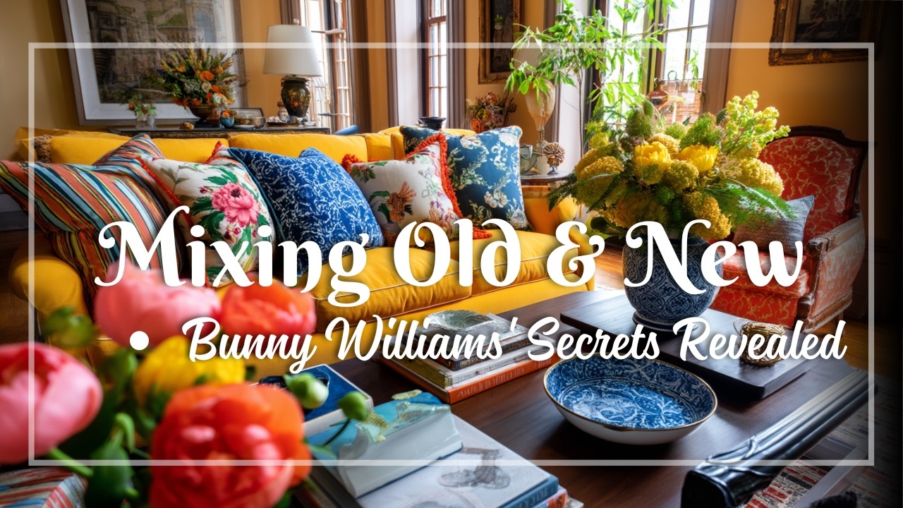 Mixing Old & New: Bunny Williams Vintage Decor Secrets for a Classic Yet Fresh Home Aesthetic