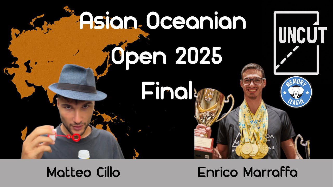 Asian Oceanian Open 2025 - FINAL - Matteo Cillo vs Enrico Marraffa